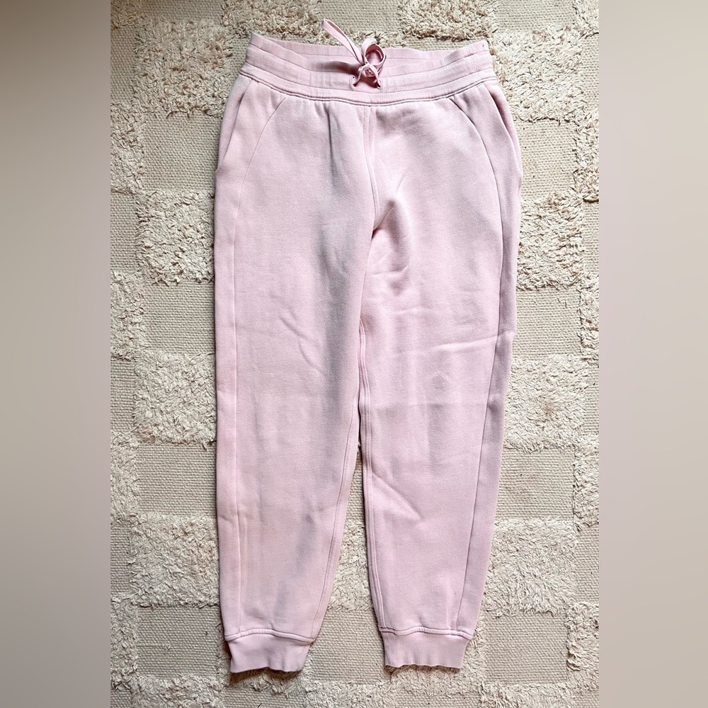 Lululemon Scuba High Rise Jogger - Full Length, pink mist